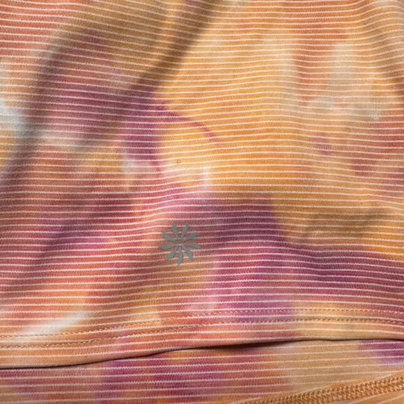 Athleta Pink Orange Racerback Crop Tank Top - Picture 4 of 7